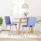  Blagovaonske stolice od tkanine 2 kom traper-plava | shoptok.hr