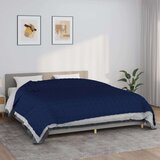  Teška deka plava 220x260 cm 11 kg od tkanine | shoptok.hr