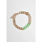 Urban Classics Accessoires Colorful base bracelet gold/neon green | shoptok.hr