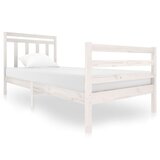 Furnova Posteljni okvir bel trden les 90x200 cm, (21943407) | Shoptok.si