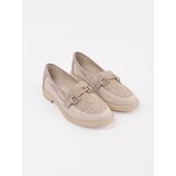 GOODIN Light beige loafers with leather insole | Shoptok.si