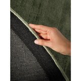 Vikosa Zelena ročno tkana viskozna okrogla preproga ø 150 cm Noemi – | Shoptok.si