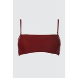 Trendyol Claret Red Bandeau Bikini Top | Shoptok.si