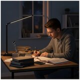 Brilagi LED stona lampa s prigušiva na dodir i bežičnim QI punjenjem, LED/7W/5V, 3000/4000/6000K, crna | Eponuda.com