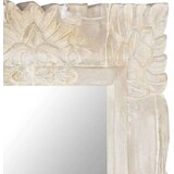 vidaXL Ogledalo bijelo 80 x 50 cm od masivnog drva manga | shoptok.hr