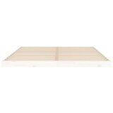  posteljni okvir bel 160x200 cm trdna borovina, (20795149) | Shoptok.si
