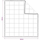  Set deka 3 kom. 240 x 220 cm Sve sezone Bambus Bijela - 240 x 220 cm 70 x 90 cm | shoptok.hr