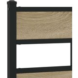 Metalni Kovinski posteljni okvir brez vzmetnice sonoma hrast 135x190 cm, (21609929) | Shoptok.si