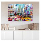 WALLXPERT UV-734 70 x 100 Multicolor Decorative Tempered Glass Painting | Eponuda.com