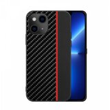 Nillkin silikonski ovitek za iphone 13 pro max - carbon črn z rdečo črto | Shoptok.si