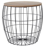  SET od 3 konferencijska stočića BRISO, prečnici 31/38/42,5 cm, braon/crna | Eponuda.com