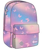 Unipap St.Right Pink butterfly roza nahrbtnik z metuljem za šolo, BP33 40x27x17cm | Shoptok.si