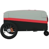 Prikolica za bicikl crno-crvena 30 kg željezna | shoptok.hr