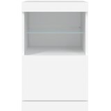  Komoda s LED svjetlima bijela 41x37x67 cm | shoptok.hr