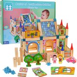  Set drvenih kocki 128el. - dvorac | shoptok.hr