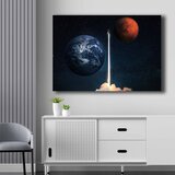 Wallity 70100NISC-041 bluenavy bluewhitered decorative canvas painting | ePonuda.com