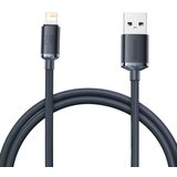 Baseus Crystal Shine kabel USB na Lightning, 2.4A, 1.2m (črn), (20627589) | Shoptok.si