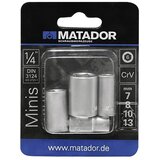 Matador Set nastavkov za nasadne ključe (7-8-10-13 mm, 1/4") Cene
