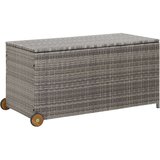Poli Vrtna kutija za pohranu svjetlosiva 120x65x61 cm od poliratana Cijene