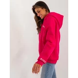 Fashion Hunters Fuchsia women's oversize hoodie