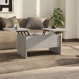 vidaXL Klubska mizica betonsko siva 80x50x42,5 cm konstruiran les | Shoptok.si