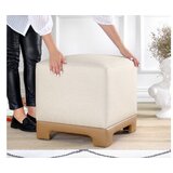 Atelier Del Sofa tabure lenover cream beige