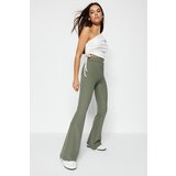 Trendyol Pants - Khaki - Flare | shoptok.hr
