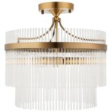  Endon 112575 - Nadgradni luster MARIETTA 3xE14/7W/230V mesing/prozirno | Eponuda.com