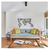Wallity Zidna dekoracija Mapa svijeta 4, 140x80cm, Crna | Eponuda.ba