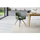 MID.YOU NASLANJAČ, les, kovina, tekstil zelena, črna | Shoptok.si