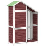The Living Store Vrtna lopa za orodje mocha 120x53,5x170 cm trdna borovina - Vrtna Lopa Za Orodje, (21419096) | Shoptok.si