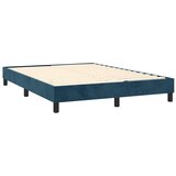  Okvir za krevet s oprugom tamnoplavi 140x190 cm baršunasti | Eponuda.com