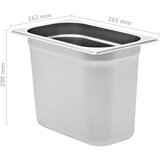  Posude Gastronorm 4 kom GN 1/4 200 mm od nehrđajućeg čelika | shoptok.hr