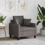  Fotelja smeđesiva 60 cm od tkanine | shoptok.hr