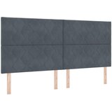  Krevet od pjene s madracem i LED-om Tamnosiva 200 x 200 cm | shoptok.hr
