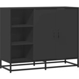 vidaXL Komoda crna 92x35x76 cm od konstruiranog drva Cijene