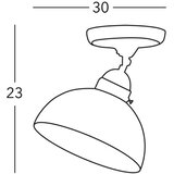  Kolarz 731.10.54 - Spot svetiljka NONNA 1xE27/75W/230V | Eponuda.com
