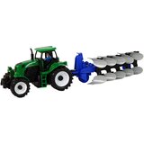  Tractor with Plow Plastic Green Blue | shoptok.hr