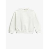 Koton Sweatshirt - Ecru - Regular cene