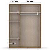 Rauch Möbel OMARA S KLASIČNIMI VRATI, hrast artisan | Shoptok.si