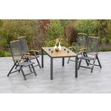Gardenson Zlovžljiv Vrtni Stol Tilos, Aluminij, Masivno | Shoptok.si