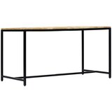  Blagovaonski stol od masivnog grubog drva manga 140x70x75 cm | shoptok.hr