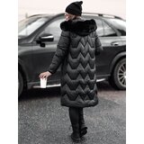 DStreet Kurtka damska pikowana długa WINTERACT czarna | shoptok.hr