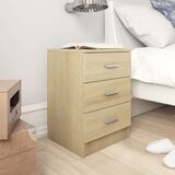 vidaXL Nočna omarica sonoma hrast 38x35x56 cm iverna plošča Cene