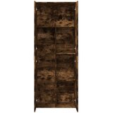  Visoka komoda dimljeni hrast 70x35x180 cm konstruiranog drva | shoptok.hr