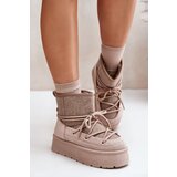 Kesi Snow boots with platform bindings beige Mavora Cene