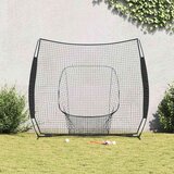 vidaXL Bejzbol in softball Črna 250 x 106 x 209 cm Poliester | Shoptok.si