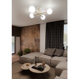  Luster na šipci MAGNUM 4xE14/10W/230V bela/zlatna | Eponuda.com