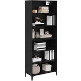  Highboard Crni hrast 69,5 x 34 x 180 cm Konstruirano drvo | shoptok.hr