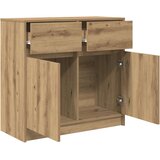  Komoda s ladicama artisan hrast 80x34x76 cm konstruirano drvo | shoptok.hr